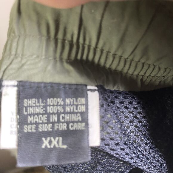 Eddie Bauer EBTEK Outdoor Hiking Shorts Buckle Waist Nylon Utility Green Men XXL - Picture 15 of 16